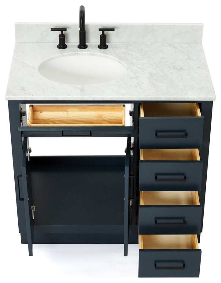 Ariel T037SLCW2OVO Hepburn 37" - White