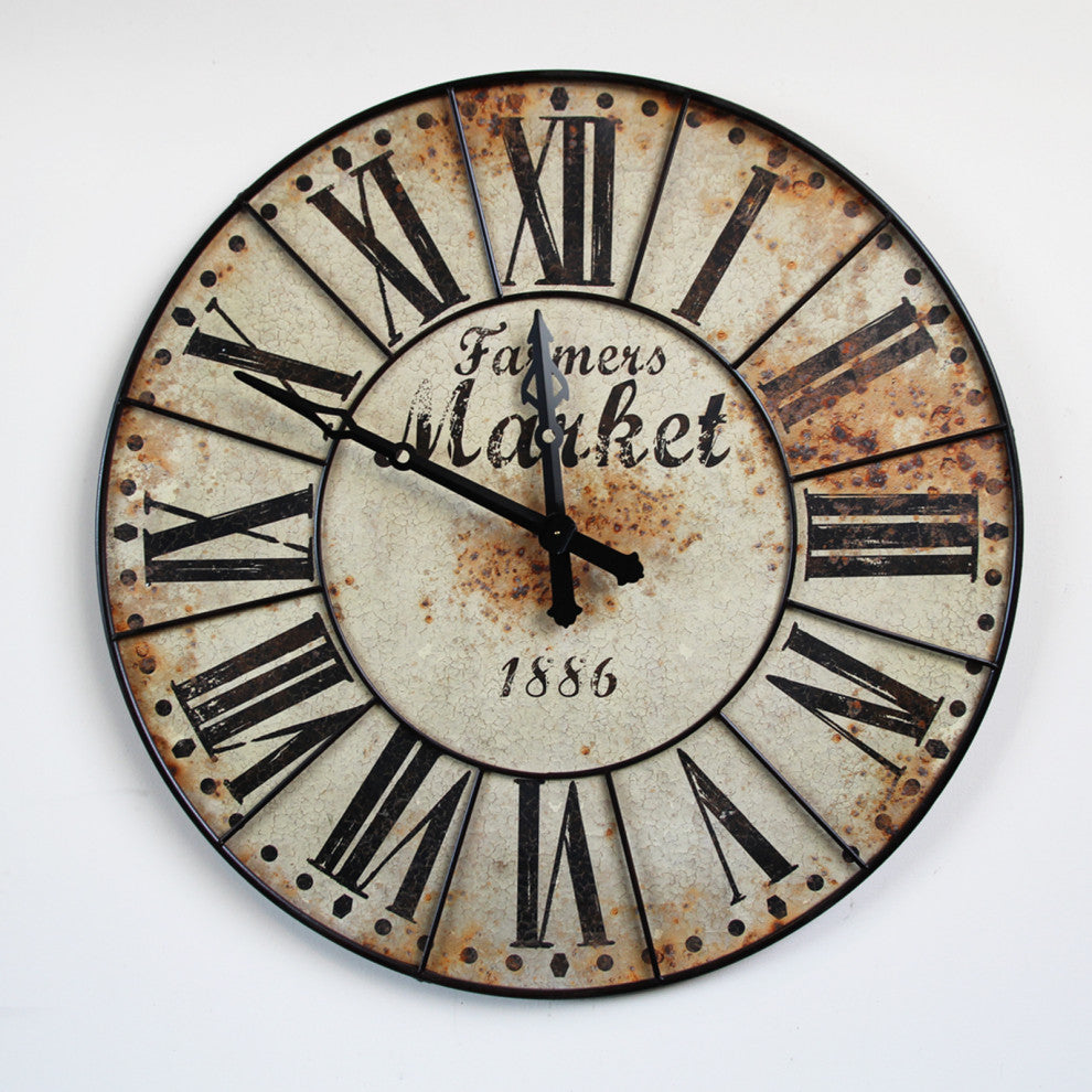 Giant Farmers Market Clock