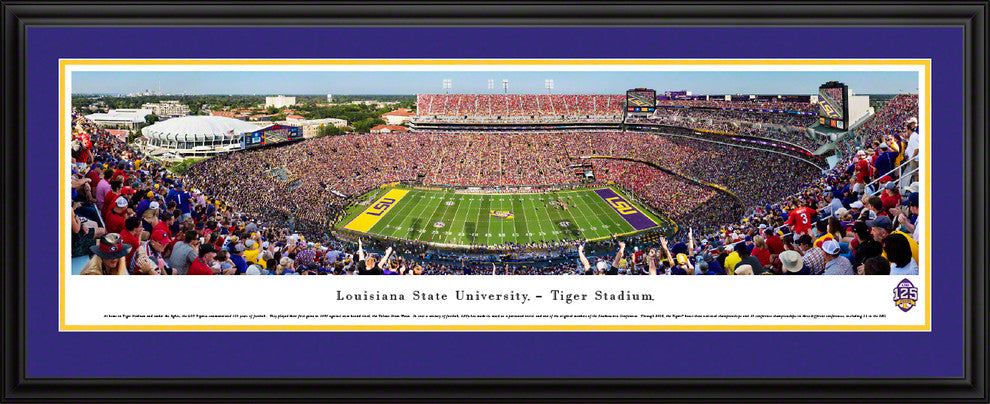 LSU Tigers Football , Deluxe Frame