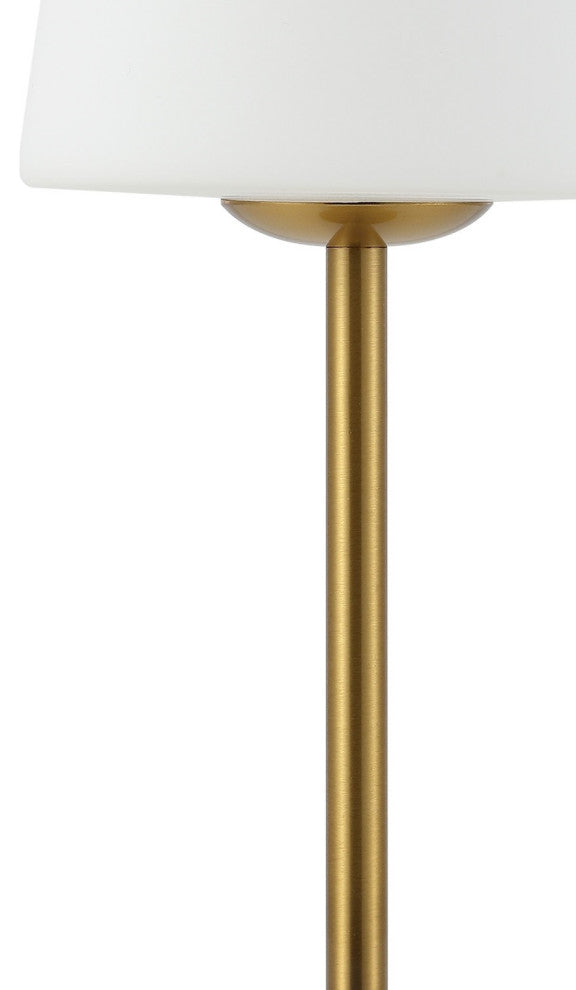 12.75" Modern Minimalist Iron Rechargeable Integrated LED Table Lamp