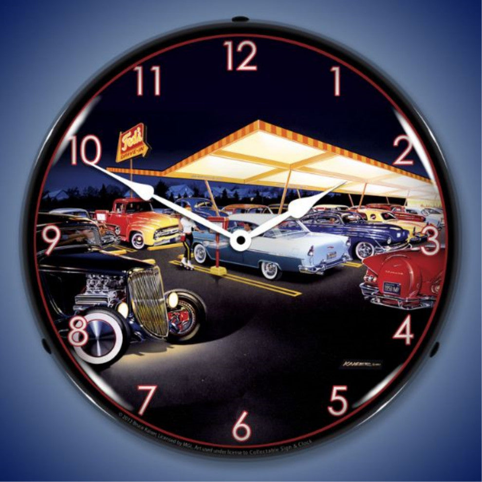 MGL1209407 Teds Drive In Clock