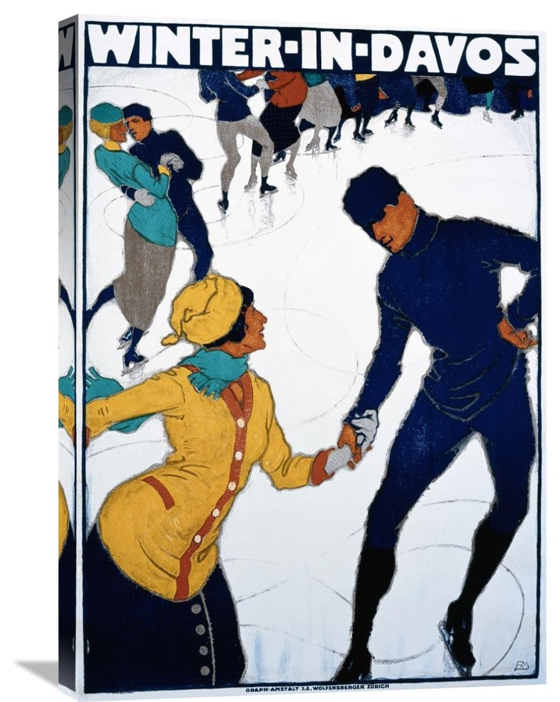 "Winter In Davos" Artwork, 21"x30"