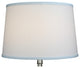 Fenchel Shades, 13"x15"x10" Spider Attachment Lamp Shade, Linen White