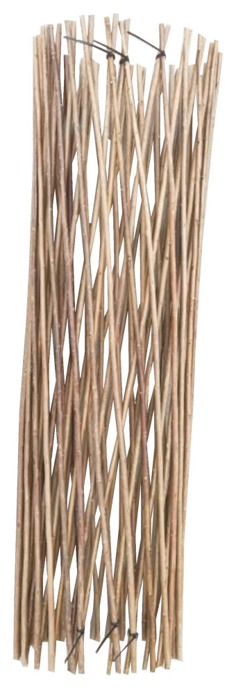 Circular Willow Lattice Fence, 30"x60"