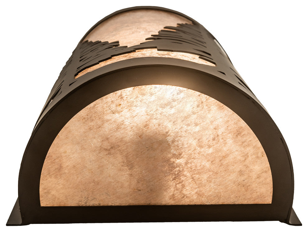 8 Wide Tall Pines Right Wall Sconce