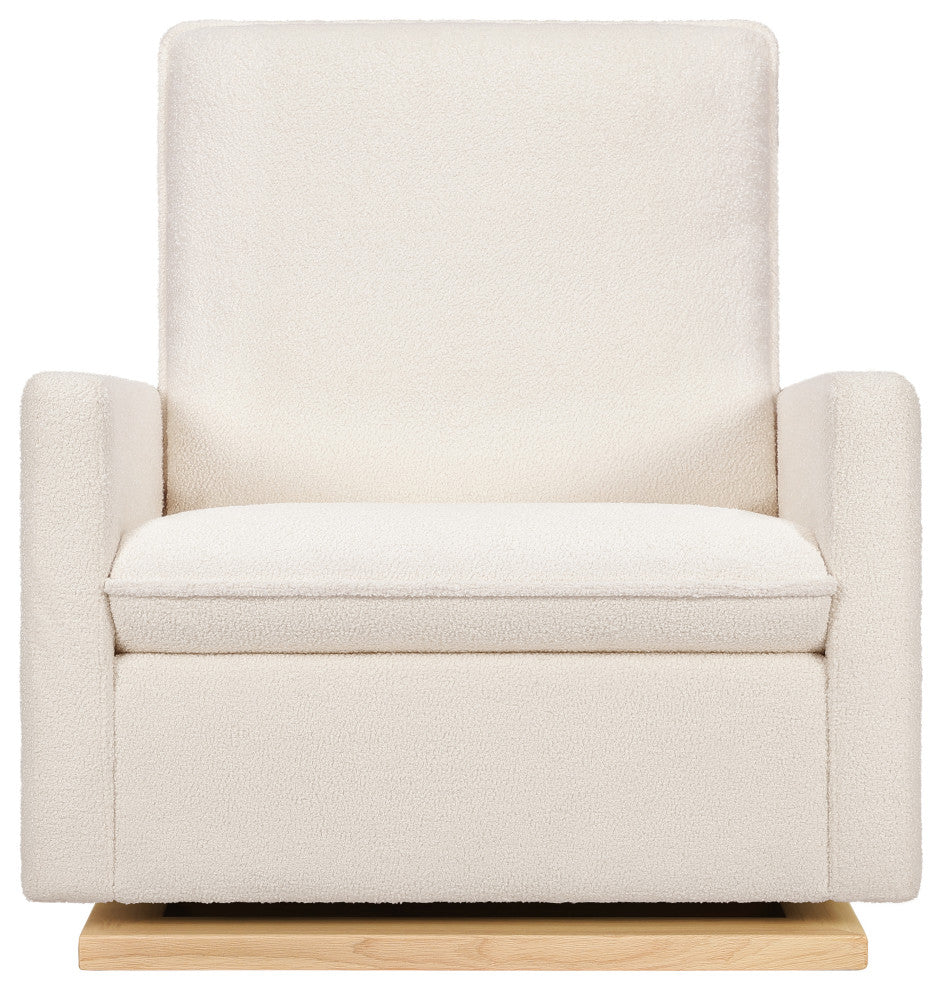 Cali Pillowback Chair and a Half Glider, Water Repellent and Stain Resistant, Chantilly Fleece