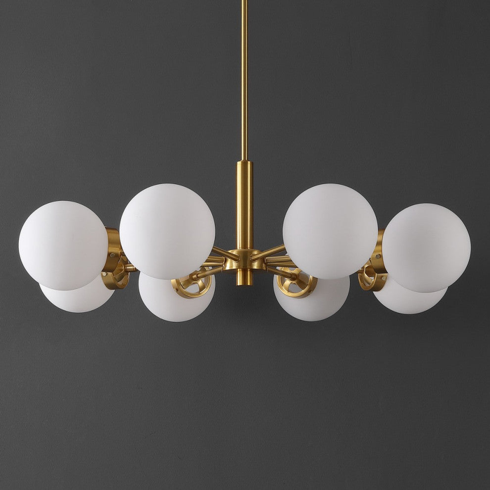 Safavieh Prosie 8Lt 32" Chandelier, Gold