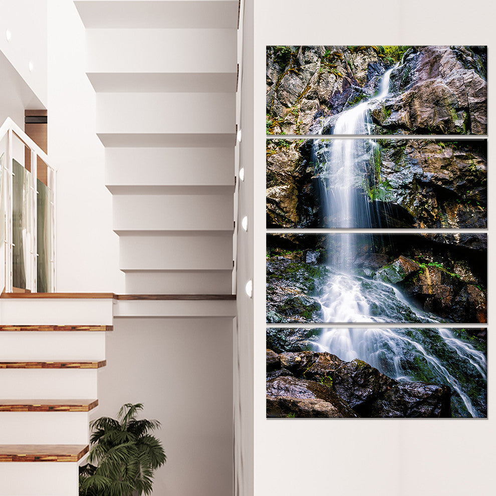 "Waterfall in Sofia Bulgaria" Canvas Print, 4 Panels