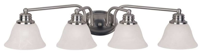 Maxim Lighting Malaga 4-Light Bath Vanity Satin Nickel - 2689MRSN