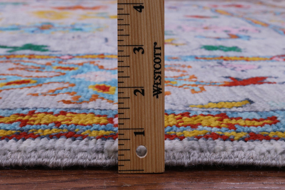9' Square Turkish Oushak Hand Knotted Wool Rug - Q13427
