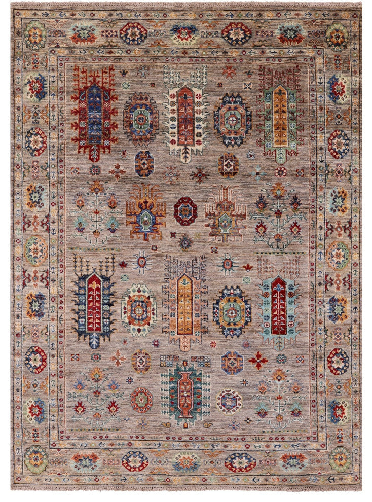 Persian Handmade Wool Rug 5' 1" X 6' 8" - Q12185
