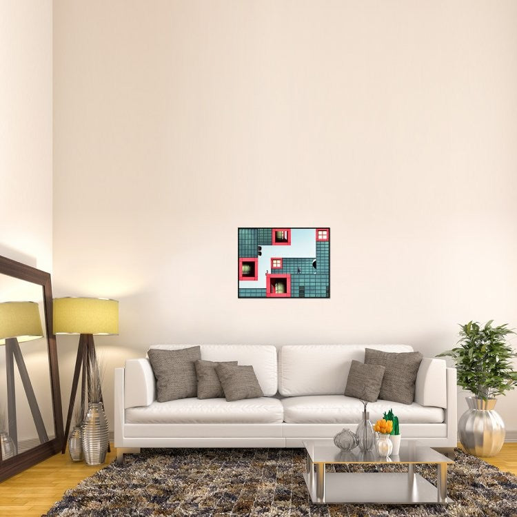 "Daydream" Framed Canvas Giclee by Koji Tajima, 31x24"