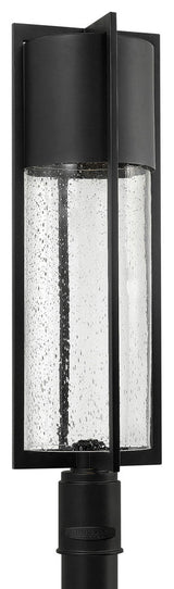 Hinkley Lighting 1321 Shelter 120v 1 Light 27.75" Tall Post Light - Black