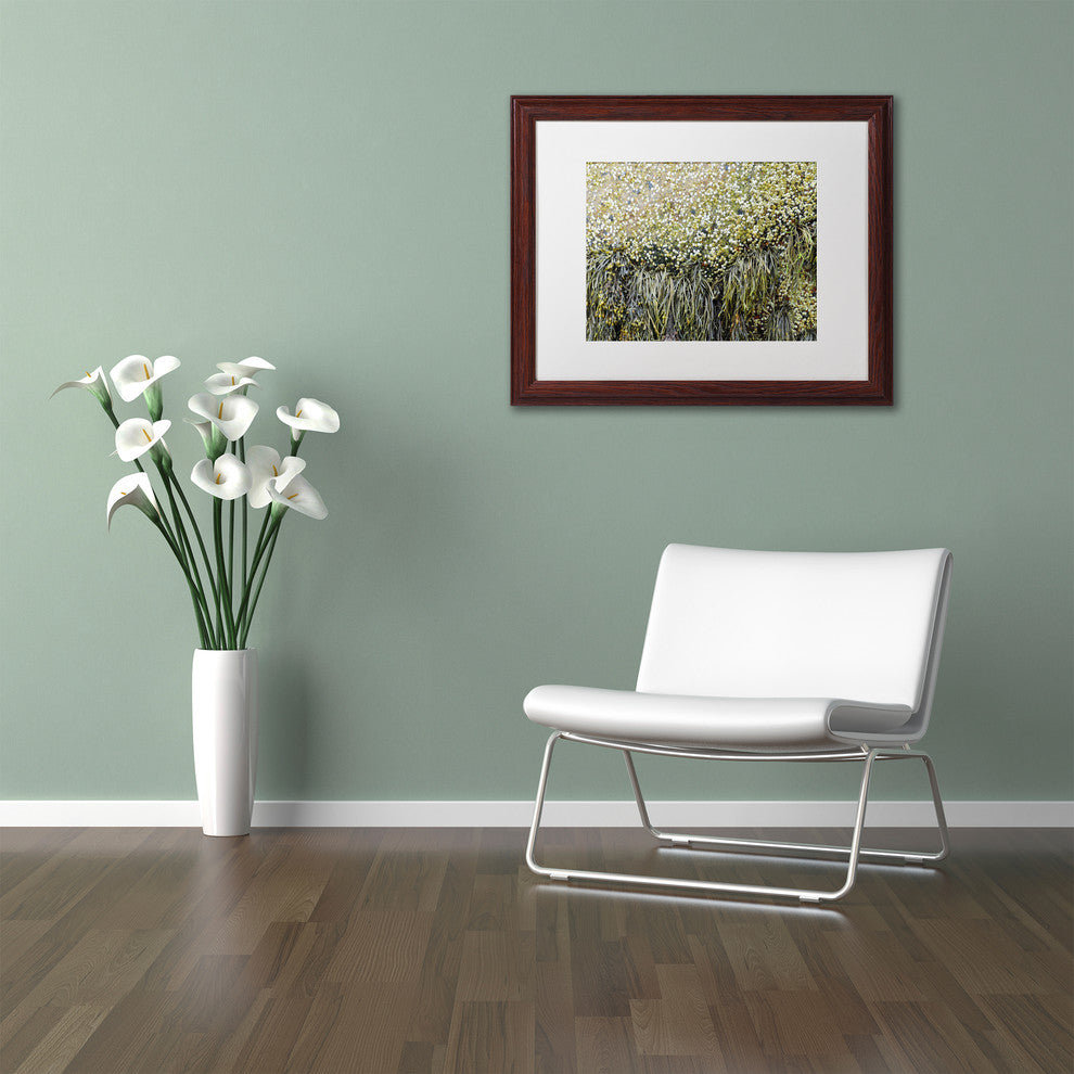 Nicole Dietz 'Barnacles' Matted Framed Art, Wood Frame, White, 20x16