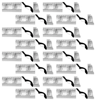 Cornice Withe Urethane 4 3/4 inches H Greco-Roman Ornate