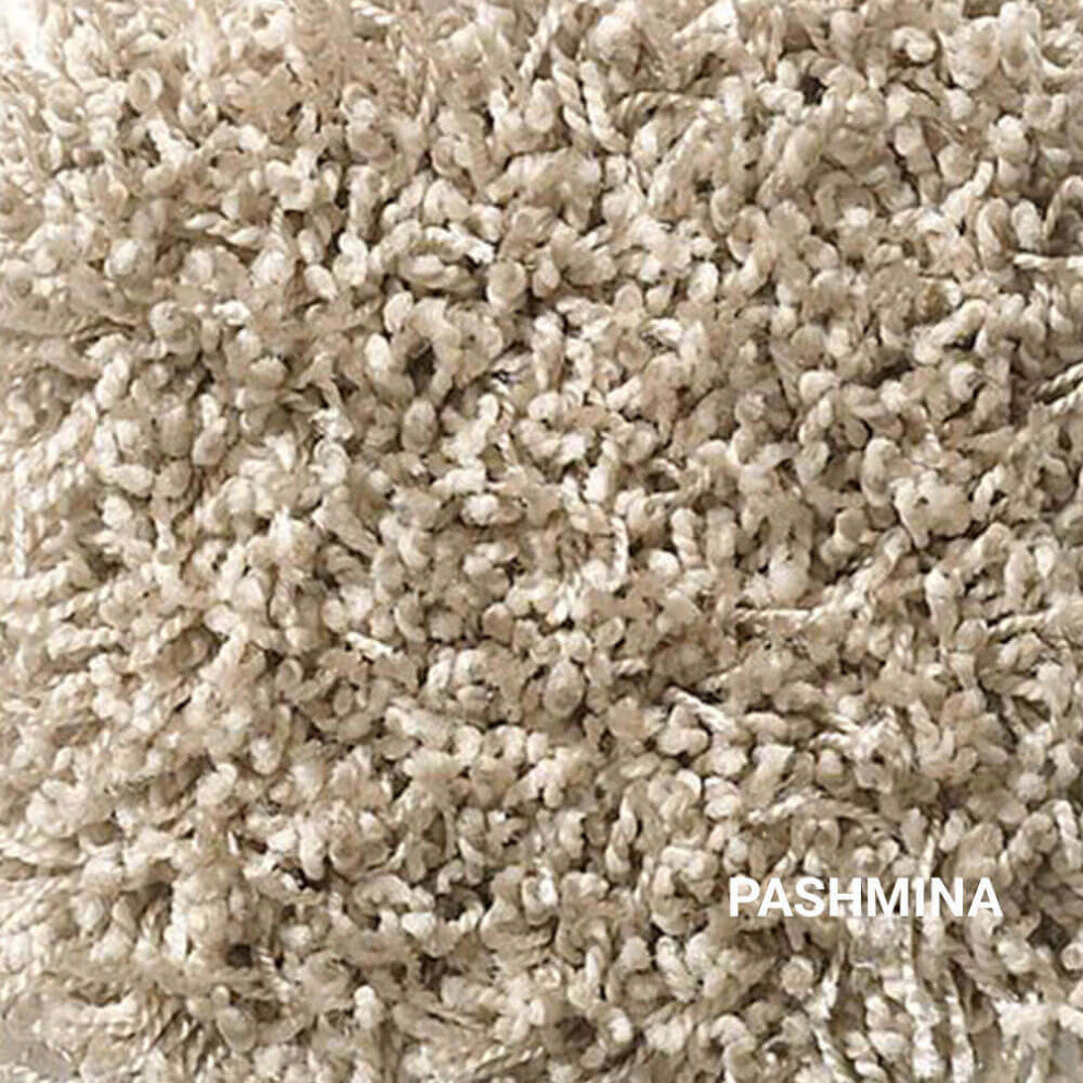 Serenade Indoor Shag Area Rug Carpet Collection, Pashmina, 4x12