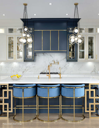 6LT Halogen Pendant Gold