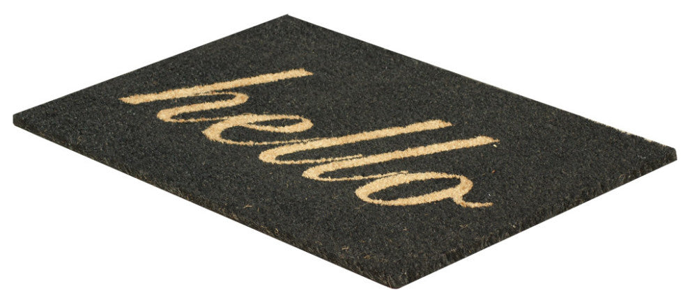 Rubber-Cal "Minimalist Expression" Hello Welcome Mats 15mm X 18" X 30"