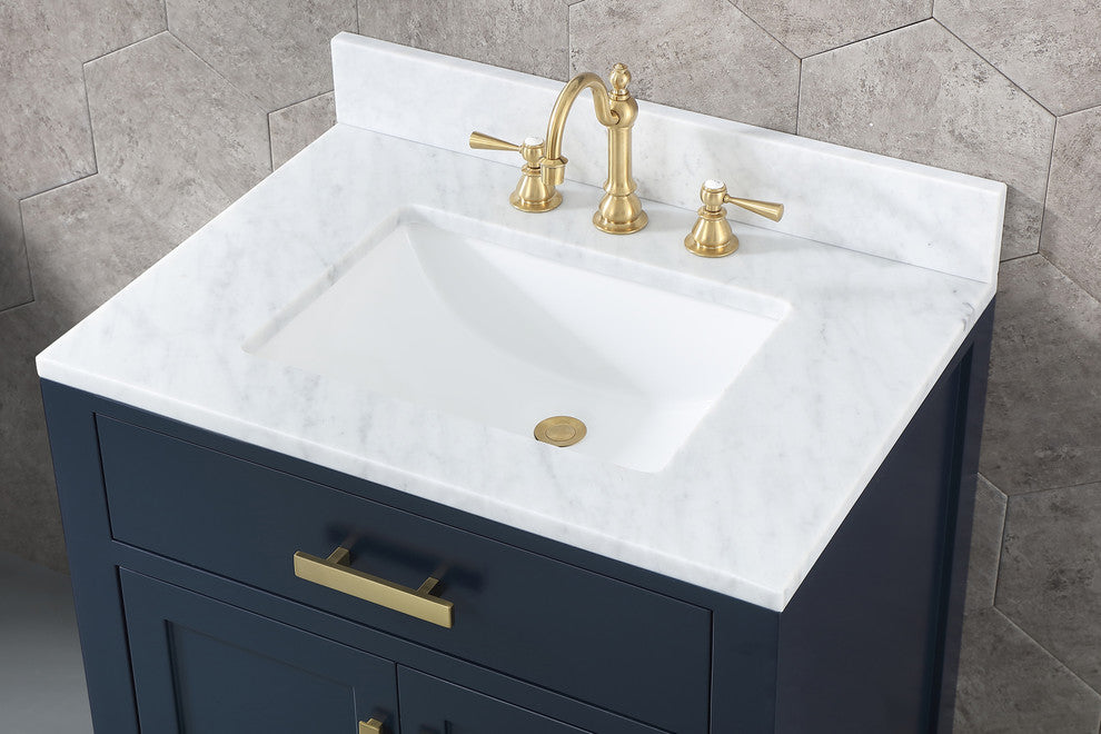 F2-0012-06-TL Satin Brass High Arc Torch Lever Handle True Brass Lavatory Faucet