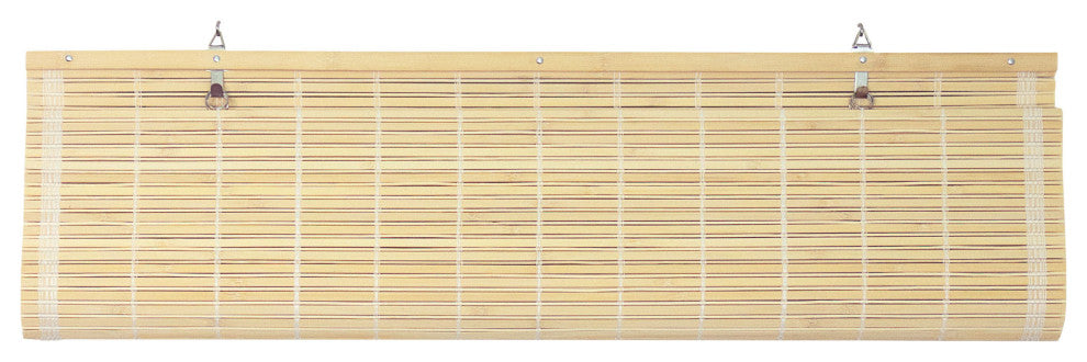 Bamboo Cordless Window Shade, Natural, 60" W