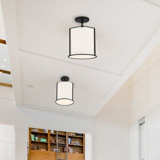 Carlyn 1 Light Black Ceiling Mount