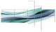 Fractal Lines Grey Blue, Abstract Canvas art print, 60"x32", 5 panels