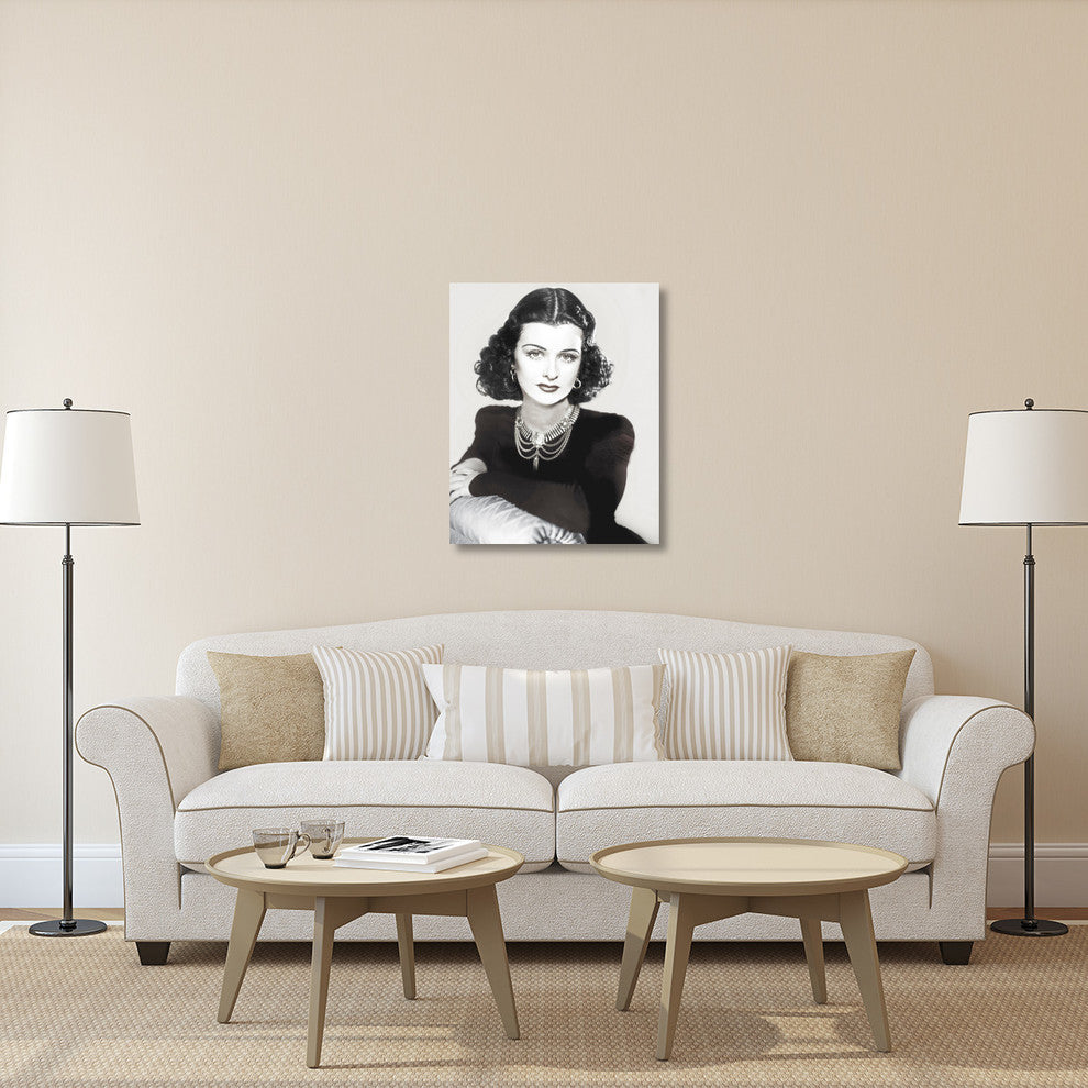 "Joan Bennett" Stretched Canvas Giclee by Hollywood Photo Archive, 29x36"