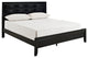 Modern Contemporary Bedroom 2-Piece SetQueen Bedroom Set Black