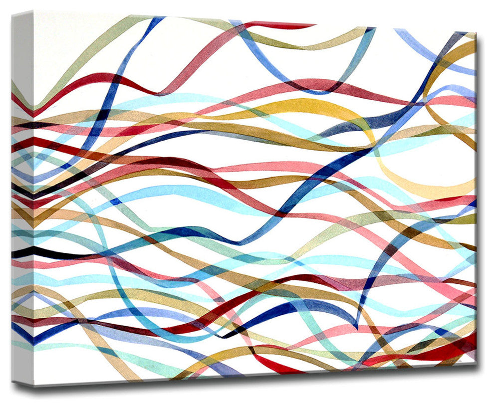 Ready2HangArt 'Streamers' by Normanyatt Jr. Art 20" 30"