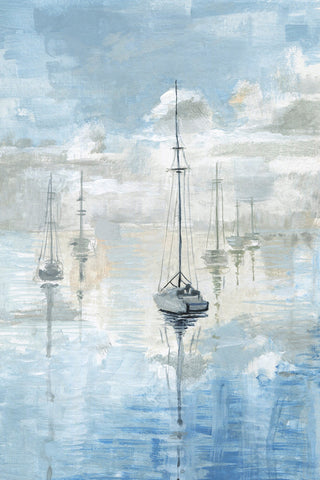 "Calm Clouds" Painting Print on Wrapped Canvas, 20"x30"