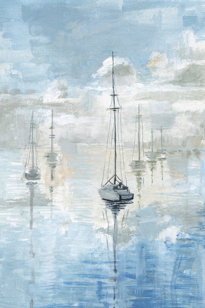 "Calm Clouds" Painting Print on Wrapped Canvas, 20"x30"