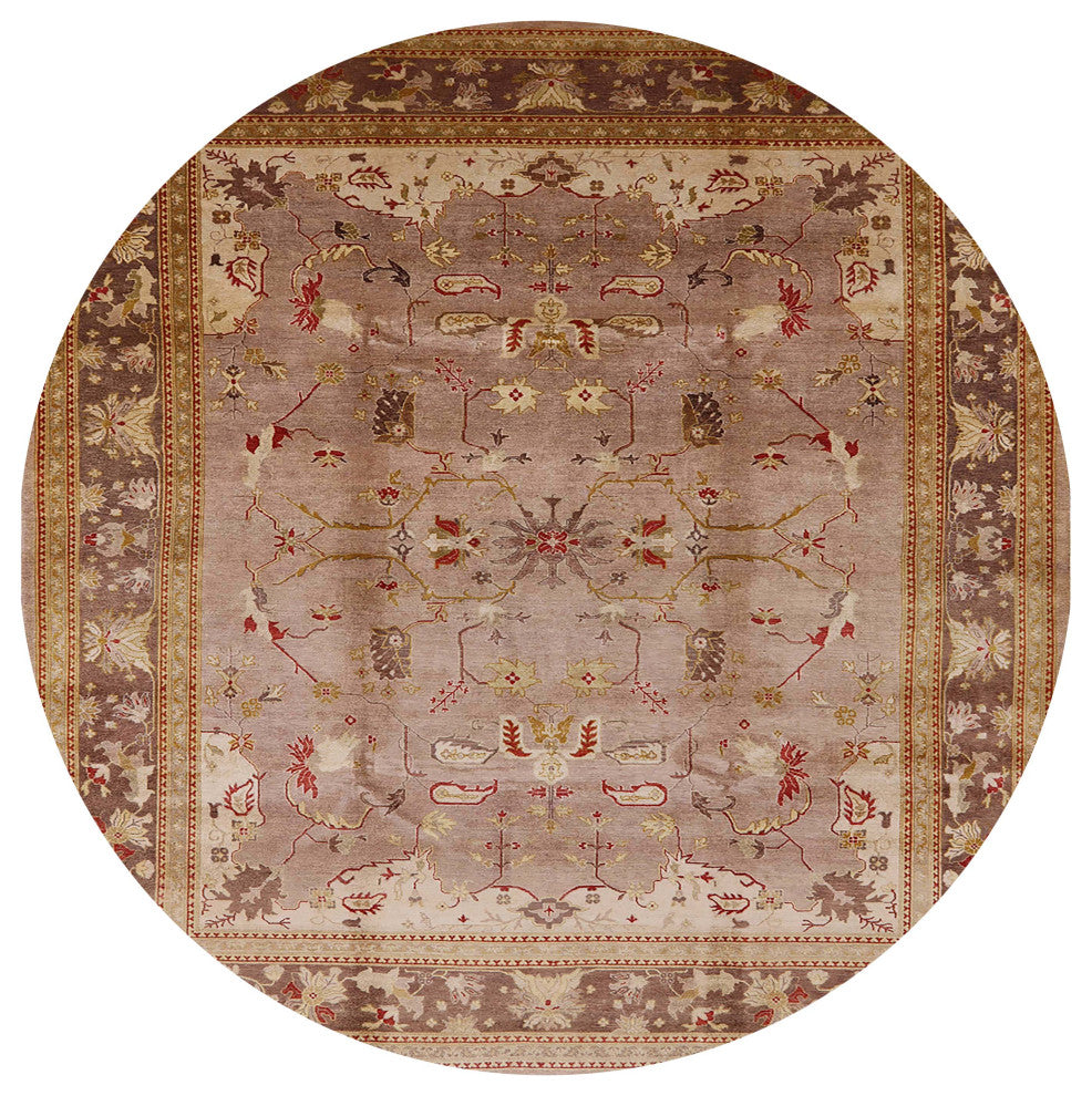 Ahgly Company Indoor Round Mid-Century Modern Area Rugs, 8' Round