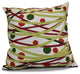 Doodle Decorations Pillow, Green, 20"x20"