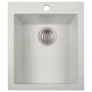 ALFI brand AB1720DI Alfi Trade 16-1/8" Drop In Single Basin - White