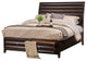 Alpine Furniture Legacy Queen Storage Bed with 2 Drawers, Black Cherry
