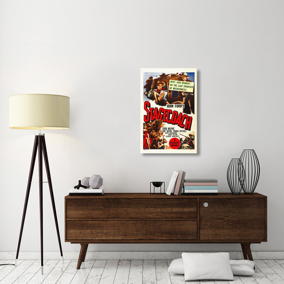 "Stagecoach 1939" Stretched Canvas Giclee by Hollywood Photo Archive, 24x36"