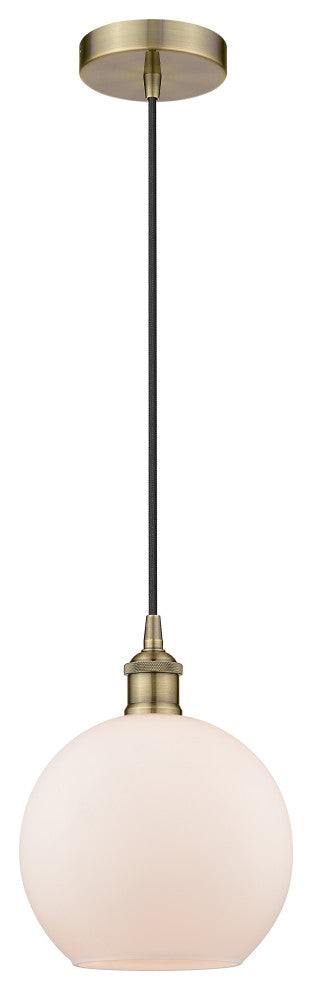 Innovations 616-1P-AB-G121-8-LED 1-Light Mini Pendant, Antique Brass