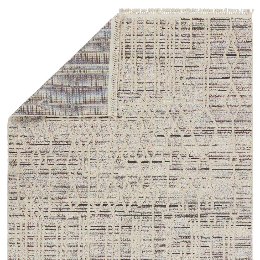 Jaipur Living Caiya Trellis Cream/ Gray Area Rug 4'X6'