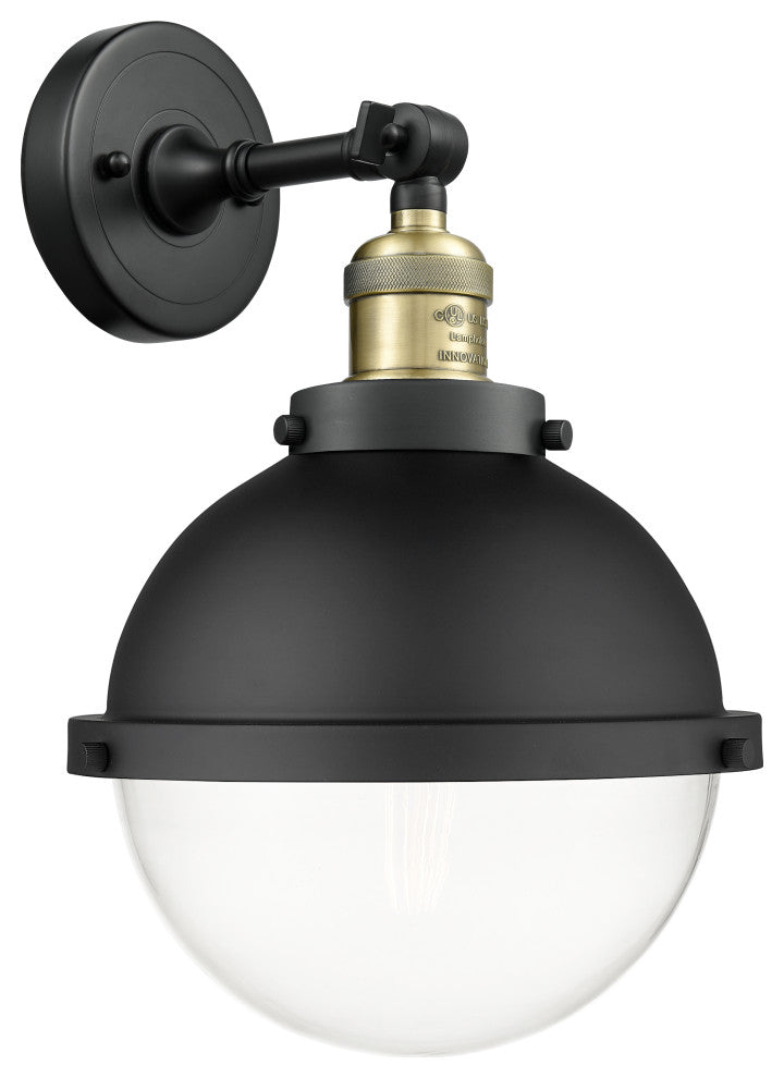 INNOVATIONS 203-BAB-HFS-82-BK-LED 1-Light Sconce Matte Black