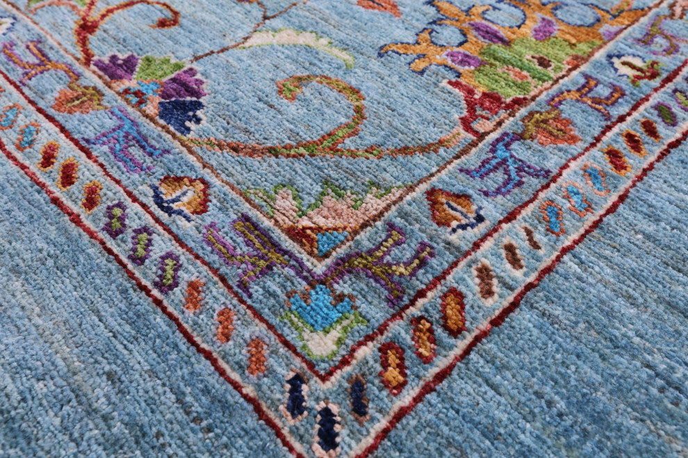 Persian Tabriz Handmade Wool Rug 5' 10" X 8' 1" Q10580