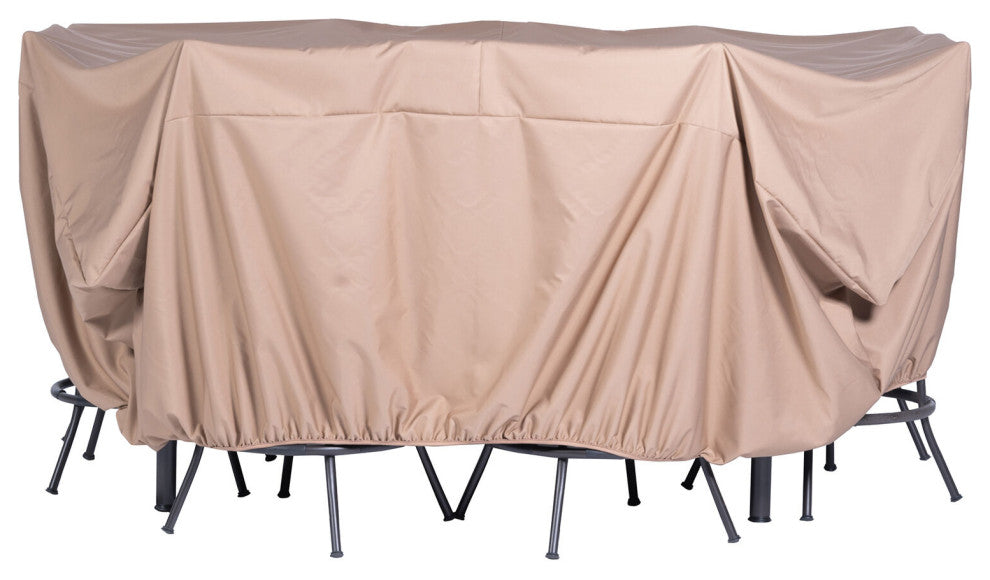 Weatherproof Outdoor Furniture Cover for 5-Piece Square or Round Dining Set
