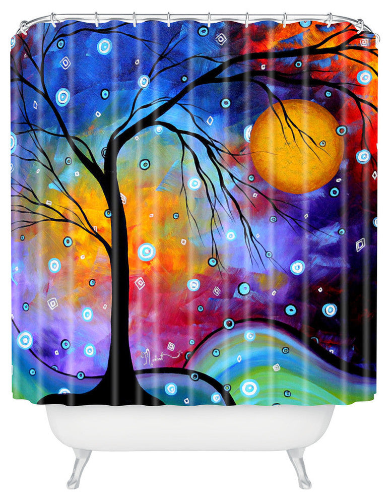 madart inc Winter Sparkle Shower Curtain