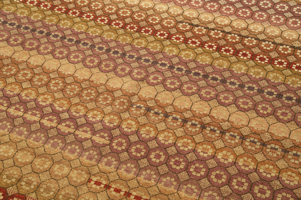 Rug N Carpet - Handwoven Oriental 8' 2" x 9' 11" Unique Oushak Area Rug