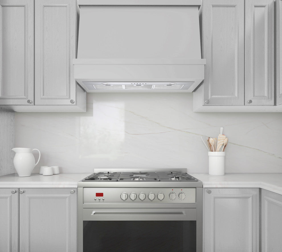 Ancona 36" BNL436 420 CFM Ducted Insert Range Hood with Night Light Feature