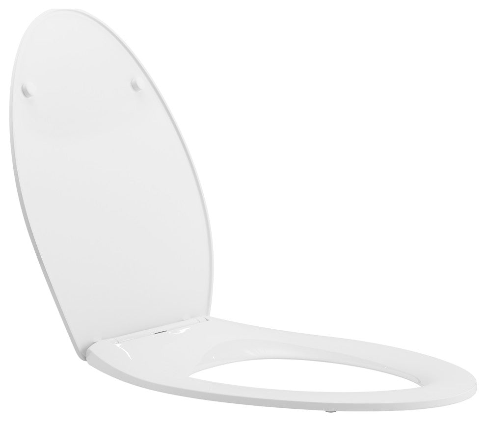 Lumiere Elongated Quick-Release Toilet Seat With Night Light