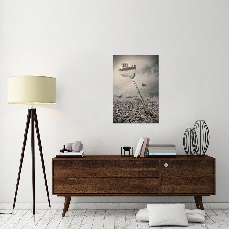 "Low Tide" Stretched Canvas Giclee by Baden Bowen, 24x36"