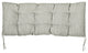 Sunbrella Canvas Indoor/Outdoor Tufted Bench Cushion, Granite, 55x18x2"