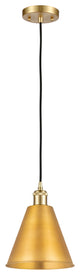 Ballston Cone Mini Pendant, Satin Gold, LED