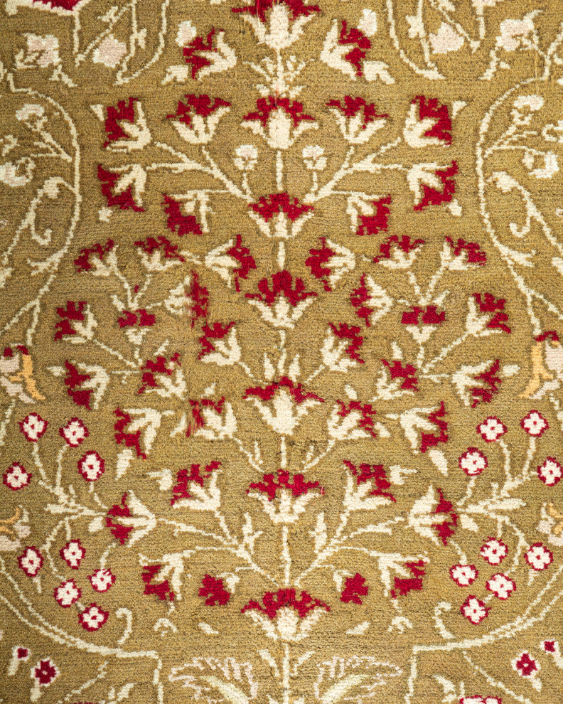 Mogul, One-of-a-Kind Hand-Knotted Area Rug Brown, 9' 1" x 12' 0"