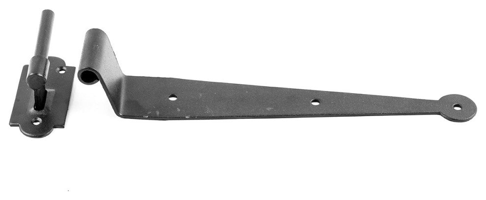 Black Wrought Iron Pintle Hinge Strap Shutter Hinge Offset Pack of 40